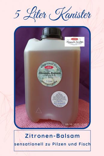 Zitronen-Balsamessig 5 Liter (copy)