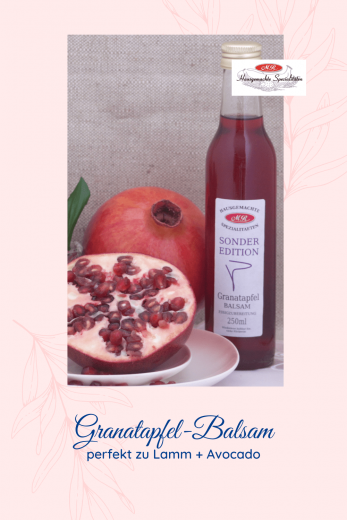 Granatapfel-Balsamessig"Der Verführerische" Granatapfel-Balsamessig"Der Verführerische"