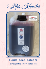 Premium-Heidelbeer-Balsamessig 5 Liter