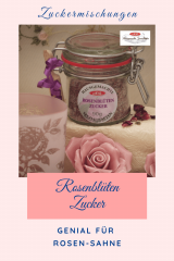 Rosenblüten-ZuckerGenial Für Rosen Sahne