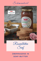 Rosenblüten-Senf überragend in Senf-Butter (copy)